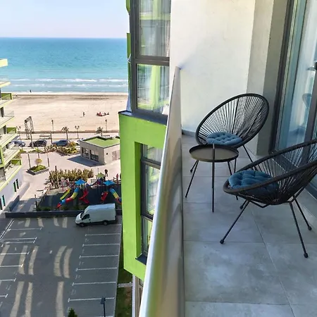 公寓 Rainbow Sea View N Pool - Parking *